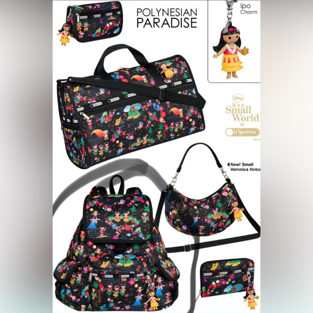 Backpack Disney Polynesian “it’s a small world Voyager by Le Sport